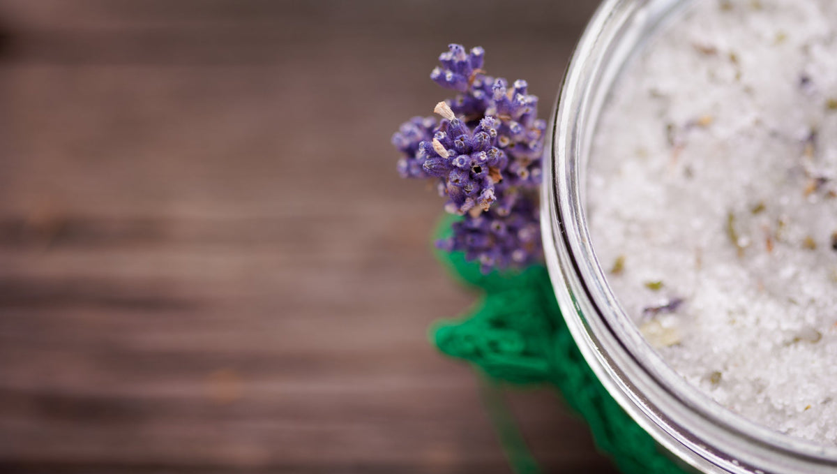 DIY Lavender & Coconut Body Scrub