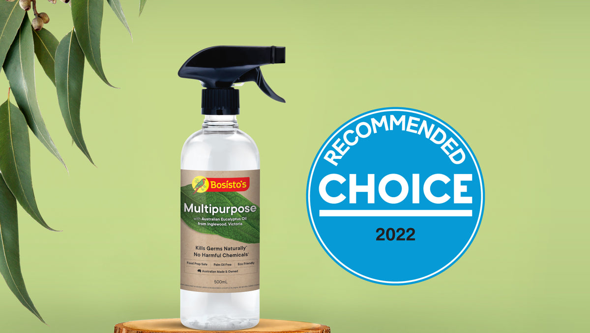 ‘Choice Recommended’ win for Bosisto’s Multipurpose Cleaner