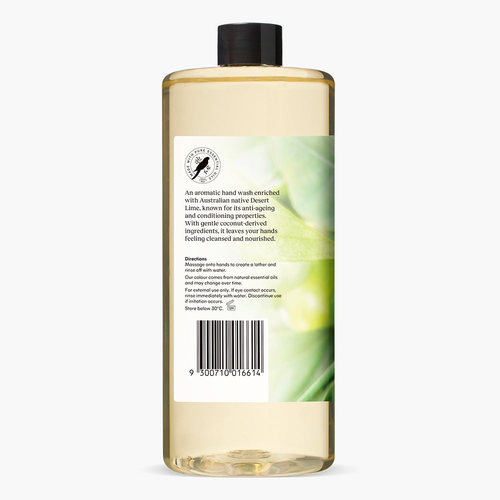 Desert Lime & Eucalyptus Revitalising Hand Wash Refill 1L