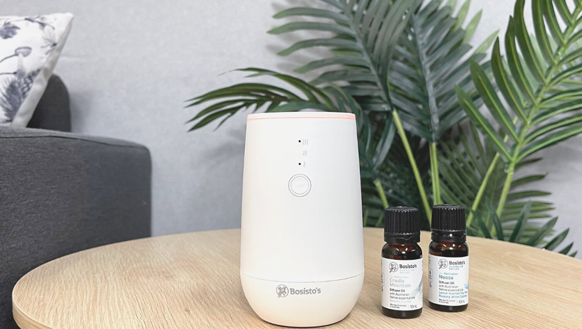Essential Oil Diffuser use just got easier… introducing Bosisto’s new Waterless Diffuser