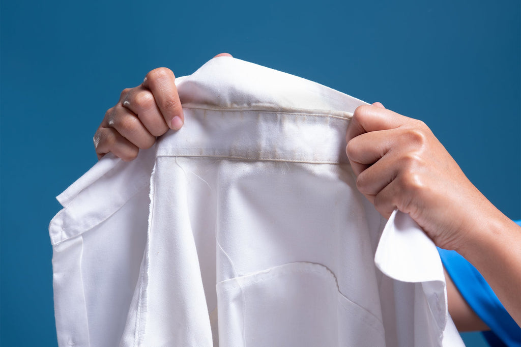 how to get rid of collar stains on dress shirts How to Remove the Sweat Stains Around Your Collar GQSize