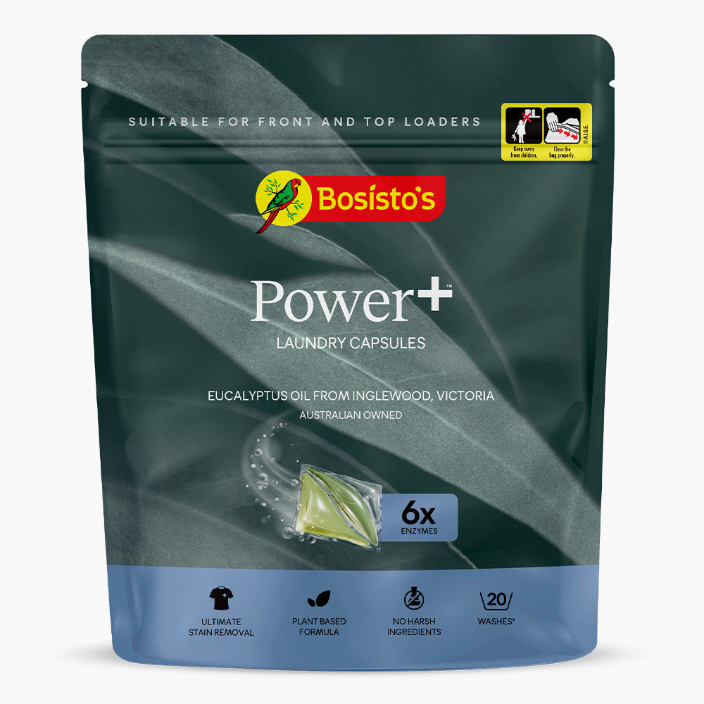 Bosisto's Power+ Laundry Capsules developed from the FGB eucalyptus brand platform