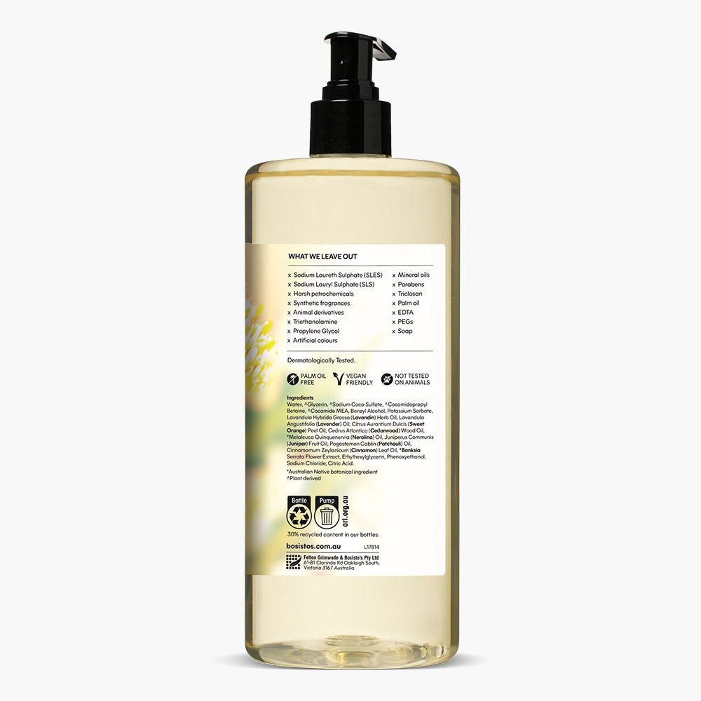 Banksia, Nerolina & Lavender Moisturising Body Wash 1L