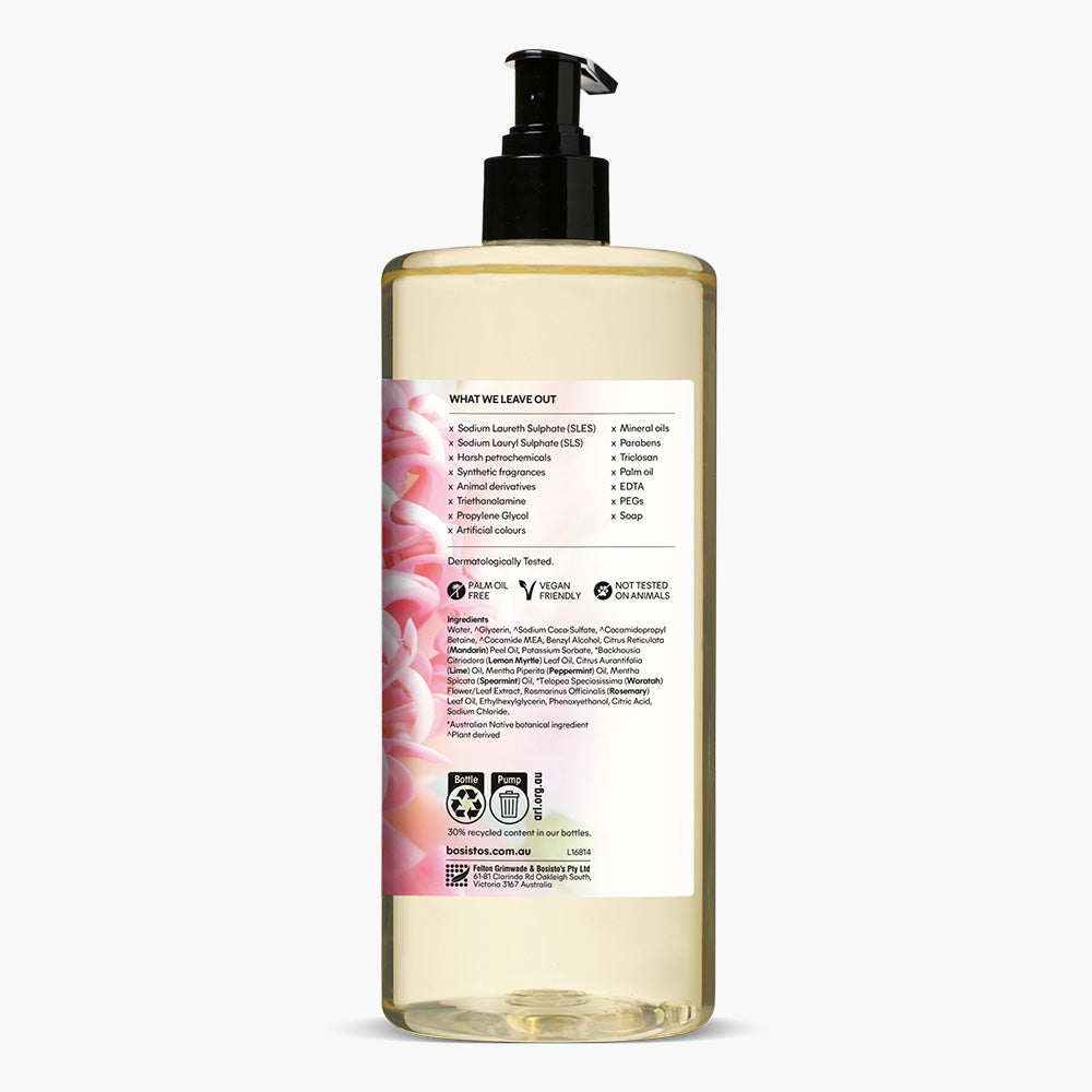 Waratah Flower, Mint & Mandarin Invigorating Body Wash 1L