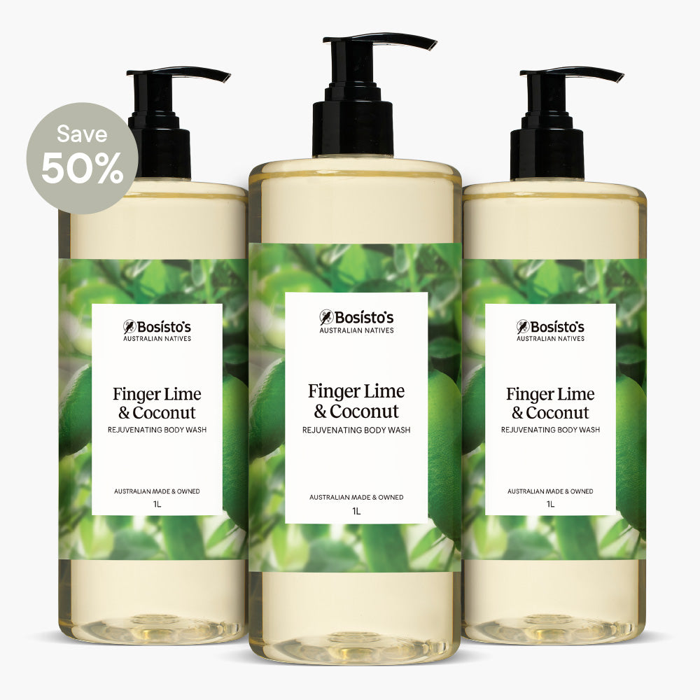 Finger Lime & Coconut Rejuvenating Body Wash 1L - Pack of 3