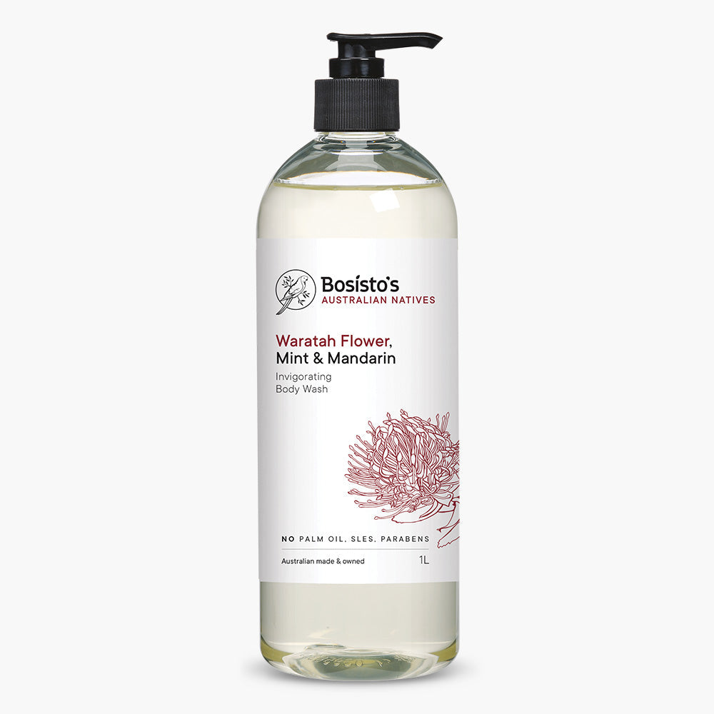 Waratah Flower, Mint & Mandarin Invigorating Body Wash